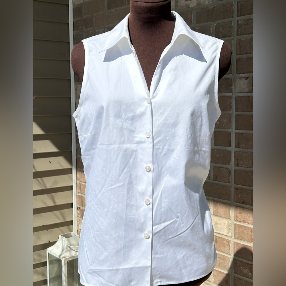 TALBOTS s10 ‘wrinkle resistant’ button down shirt-💯cotton-LOOKS NEW!